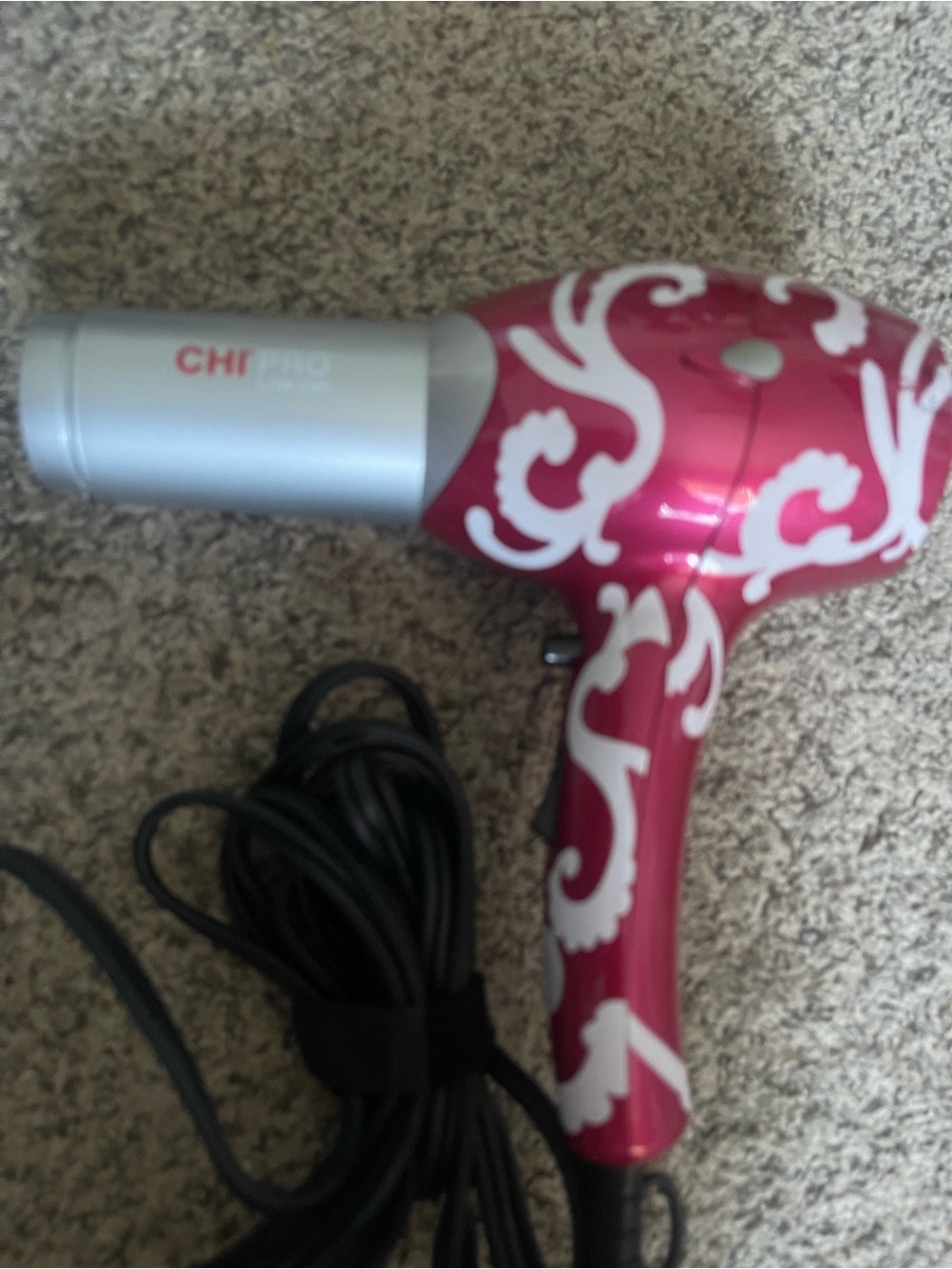 Chi fuchsia couture pro low emf professional hair dryer, new - Picture 3 of 5